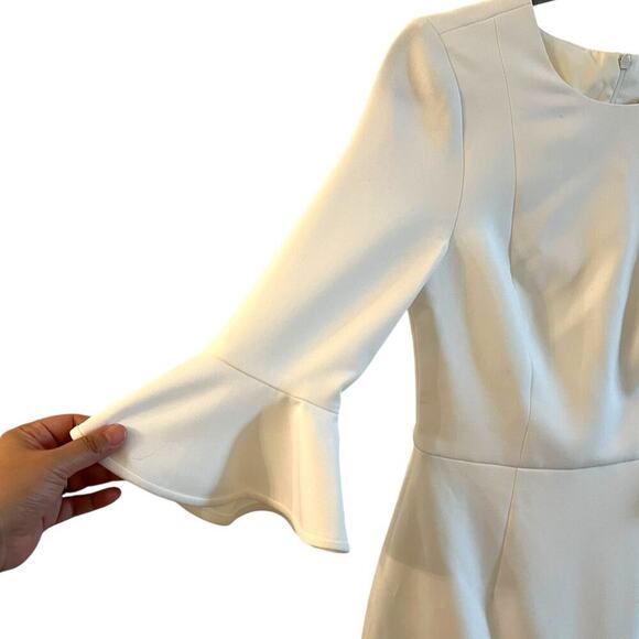 Black Halo Women’s Brooklyn Flutter Sleeve Mini Dress Size 4 NWT - Picture 4 of 10